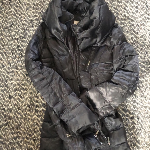 Black Laundry by Shelli Segal puffer jacket - Picture 12 of 12